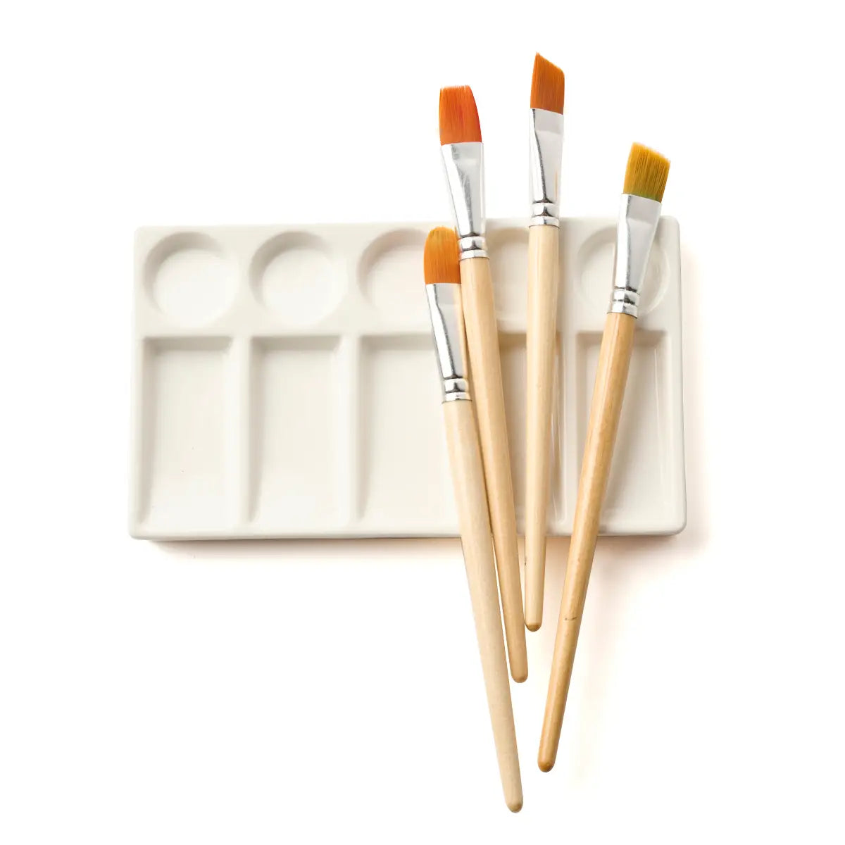 NEW Eco Friendly Wooden Paint Brush Set