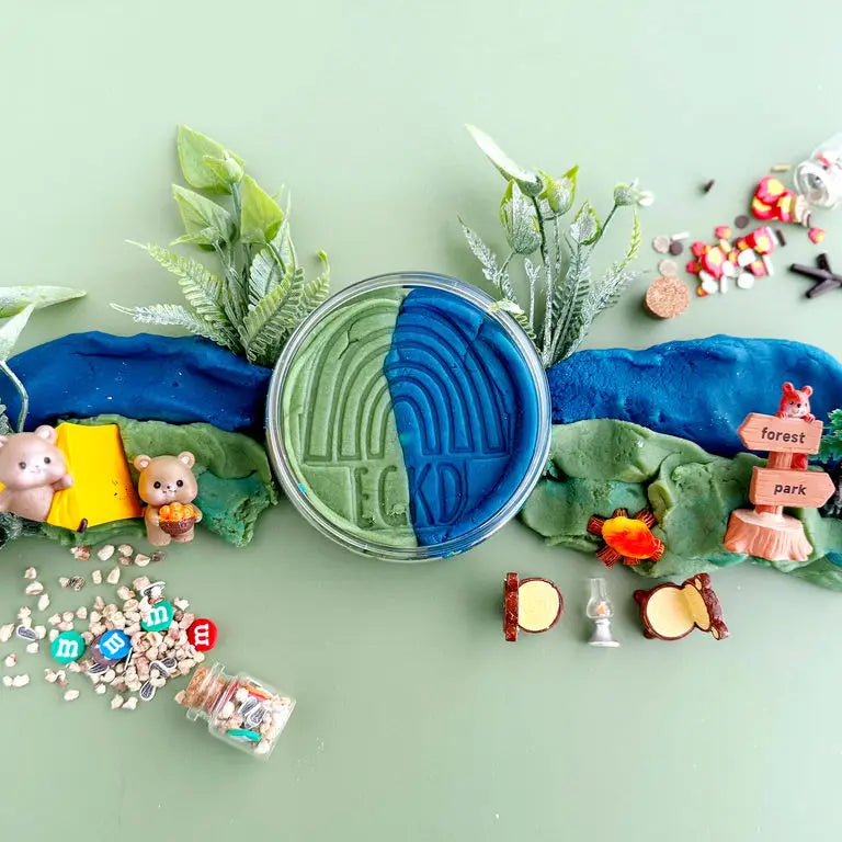 NEW Scented Natural Sensory Play Dough Kit- Camping