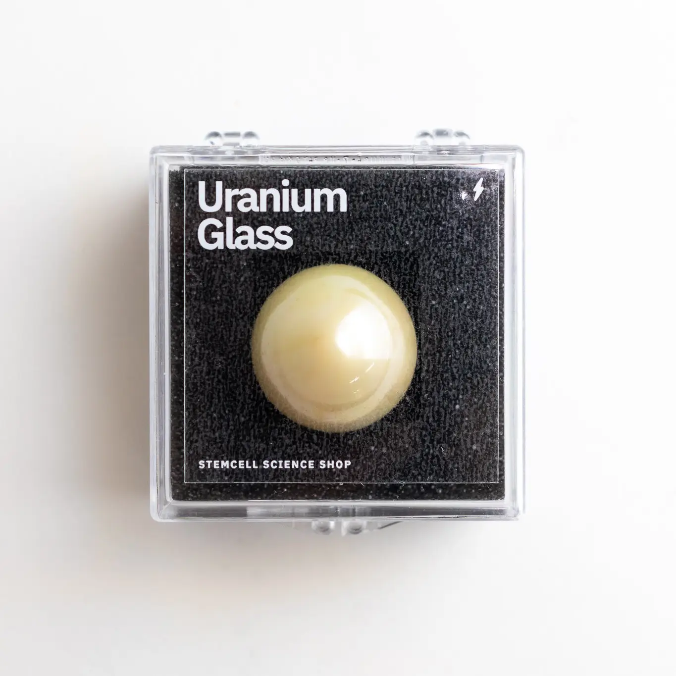 NEW Yellow Uranium Glass Ball