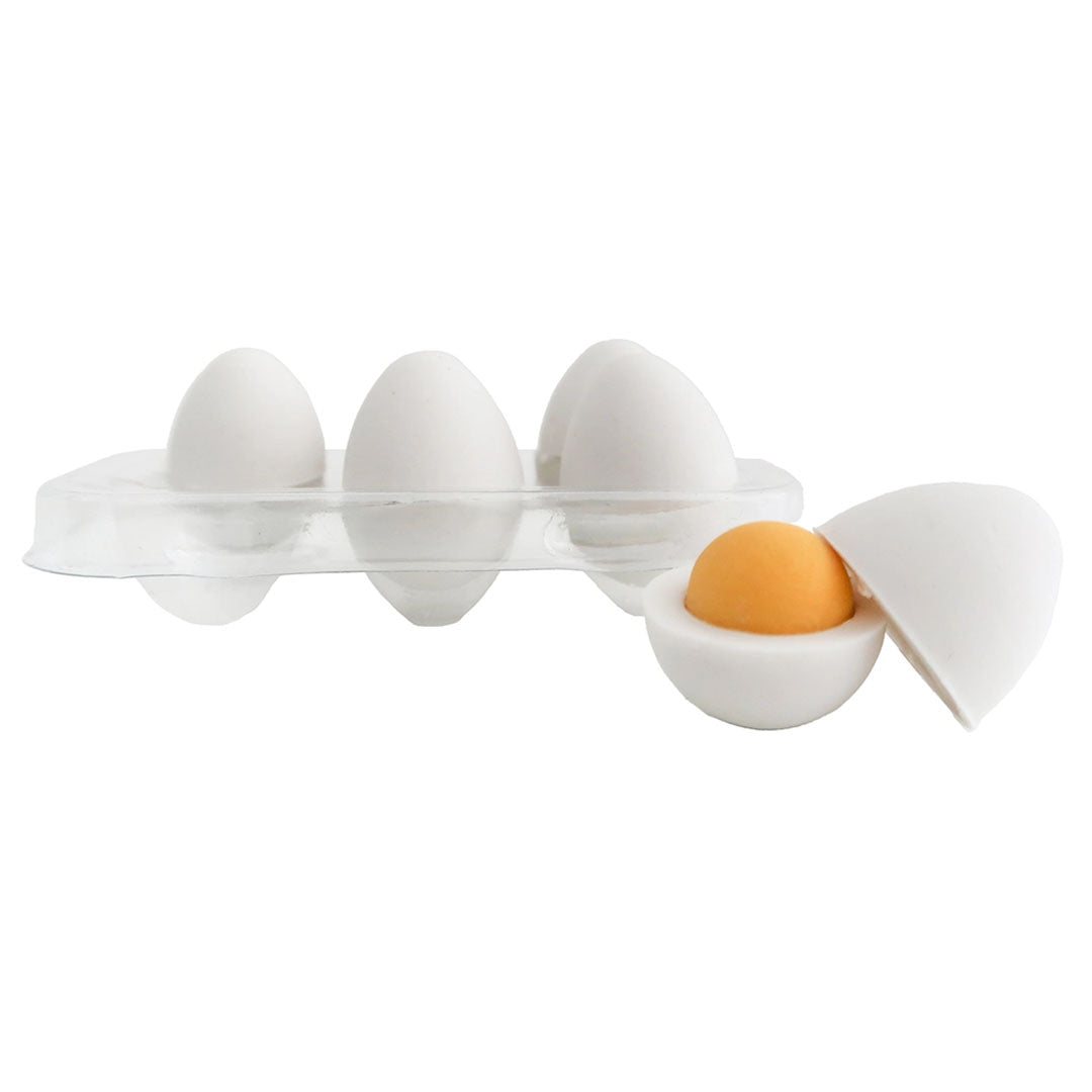 NEW Farm Fresh Egg Carton Eraser Set