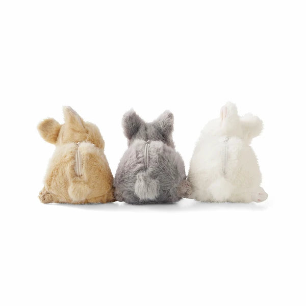 Holland Dwarf Rabbit Zipper Pouch Bag- Available in 3 Colors!
