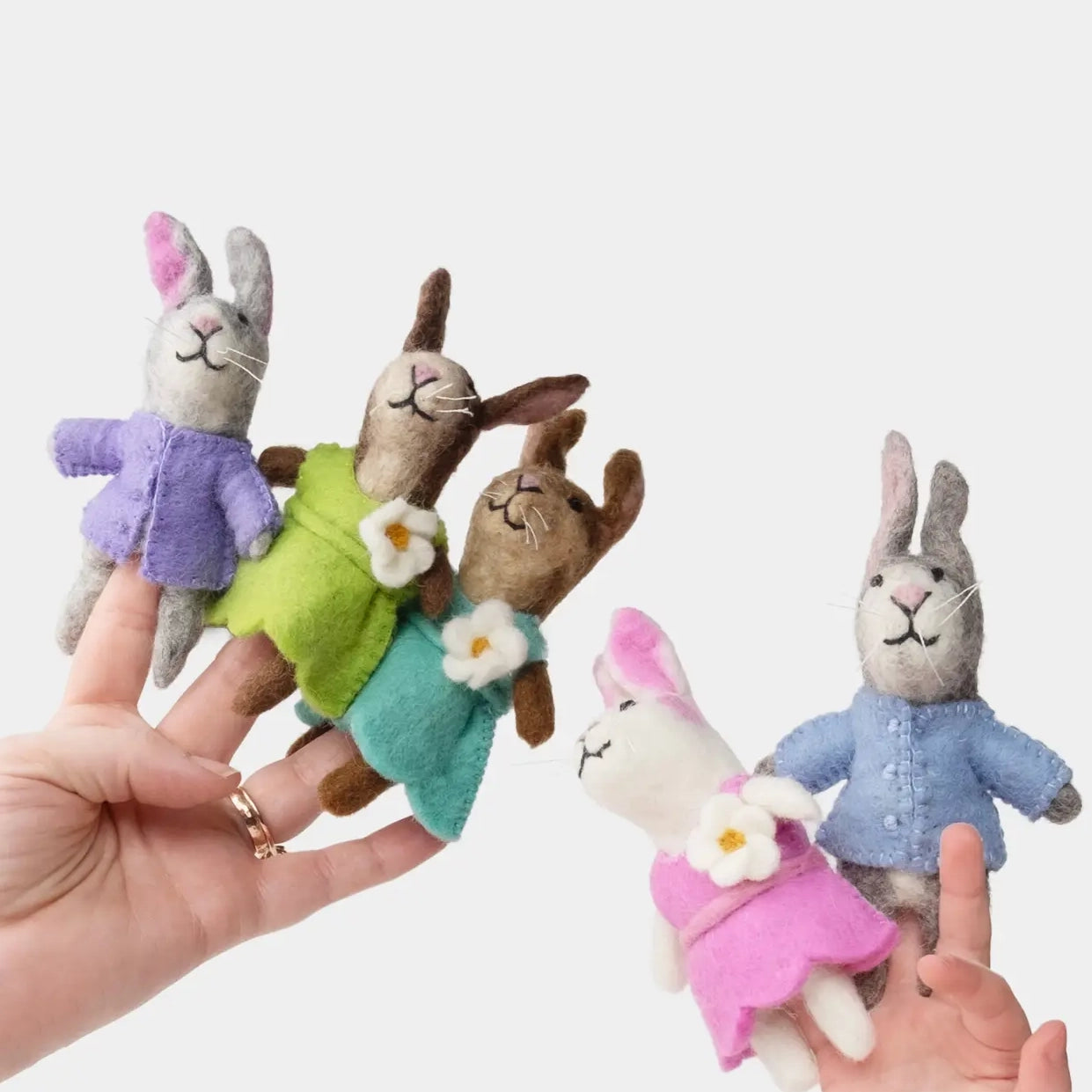 Finger Puppets - Bunnies (Sold Separately)