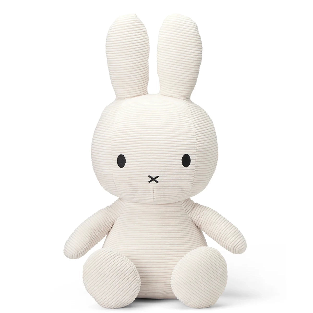 Miffy Jumbo Corduroy Plush Doll- 27.5" Classic White