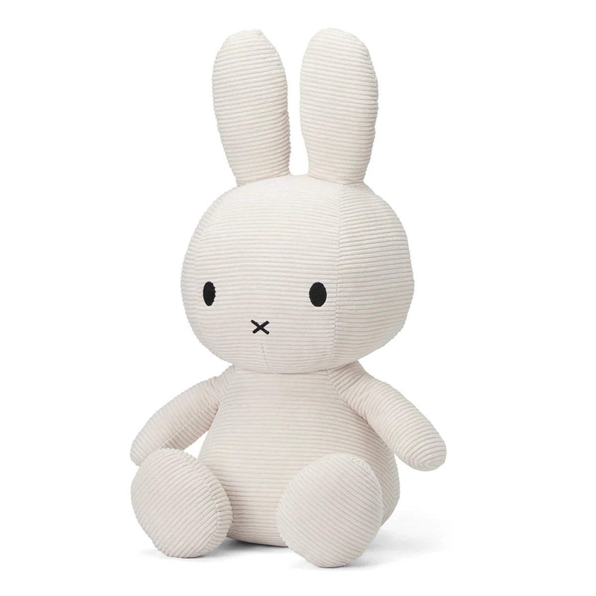 Miffy Jumbo Corduroy Plush Doll- 27.5" Classic White