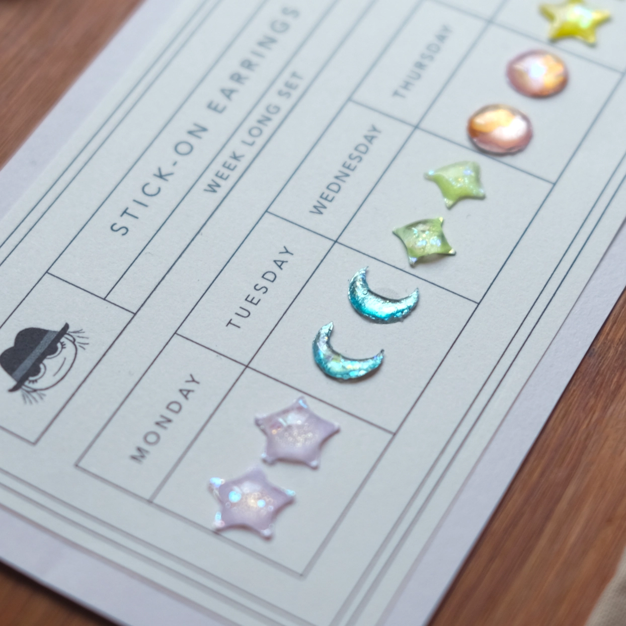 Handmade Mother of Dreams Stick-On Earring Set
