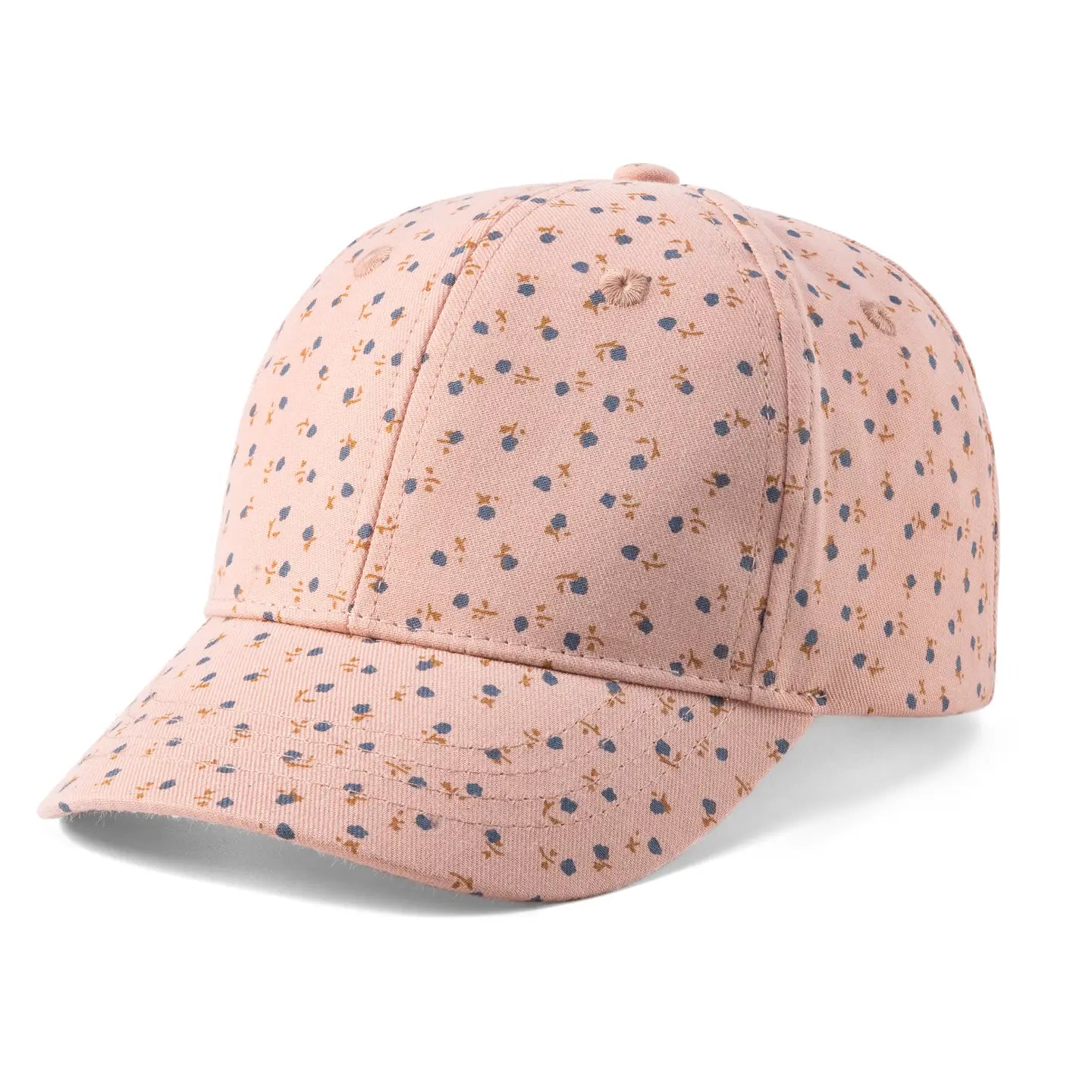 Kid's Baseball Hat- Ditsy Floral Mauve
