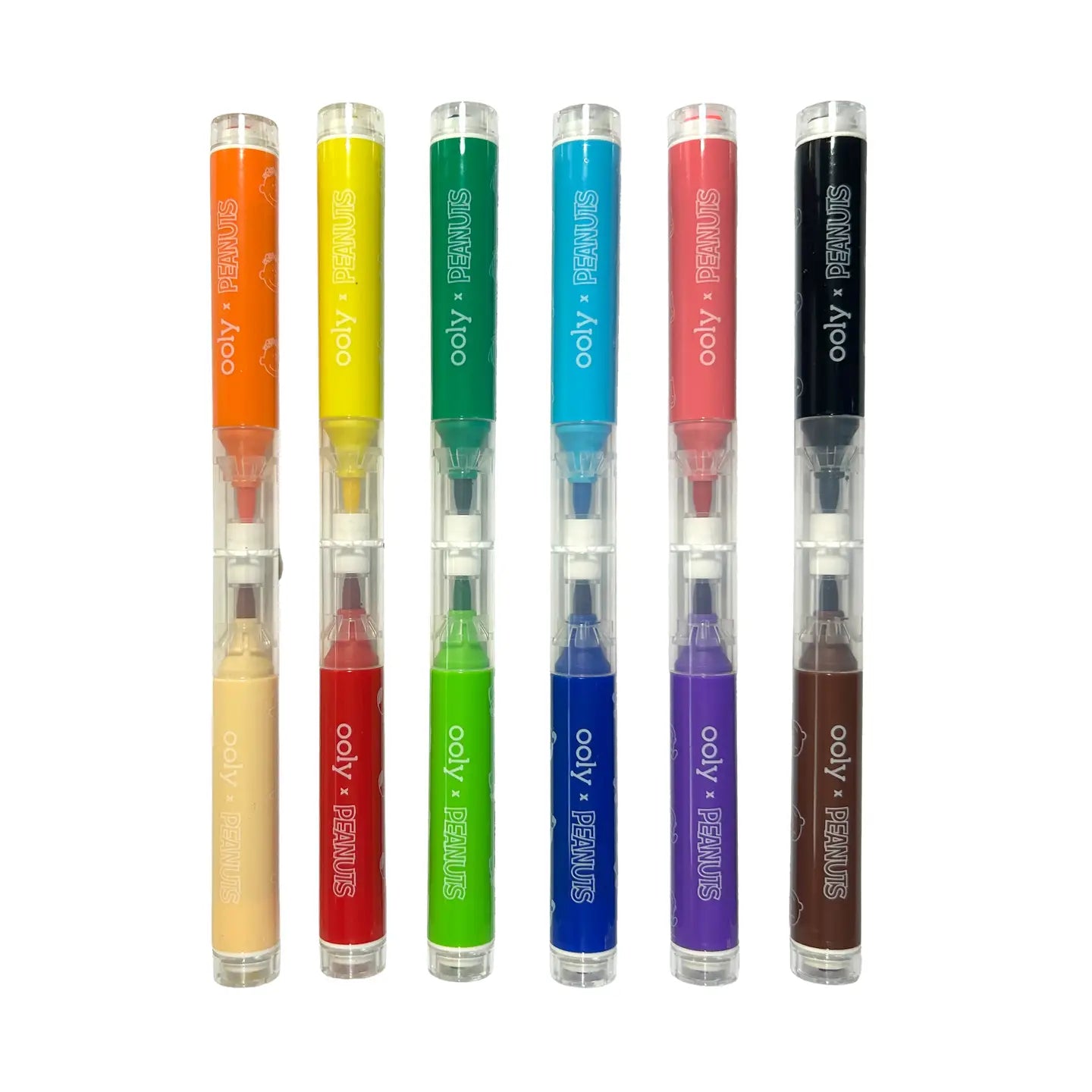 NEW OOLY X Peanuts: Double-Ended Brush & Stamp Markers