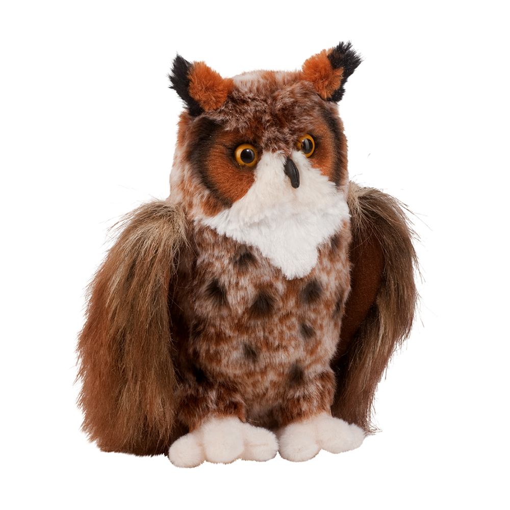 Einstein Great Horned Owl Stuffed Animal