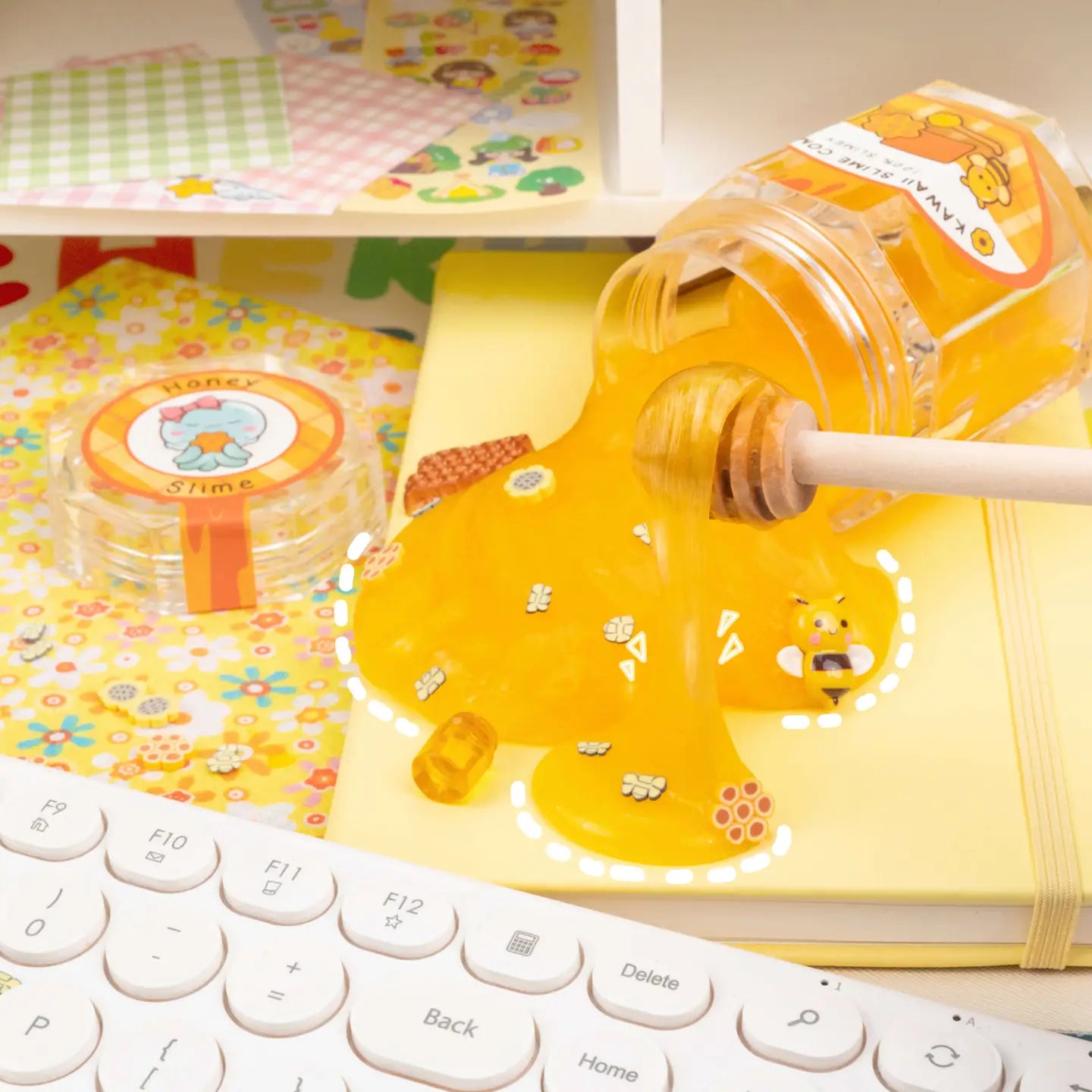 NEW Homemade Honey Slime Jar