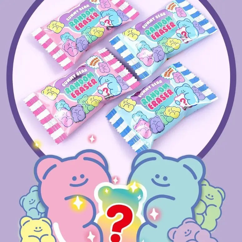 Gummy Jelly Bear Random Eraser - Blind Bag