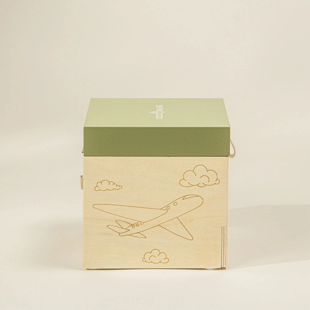 Wooden Musical Souvenir Box - Travel