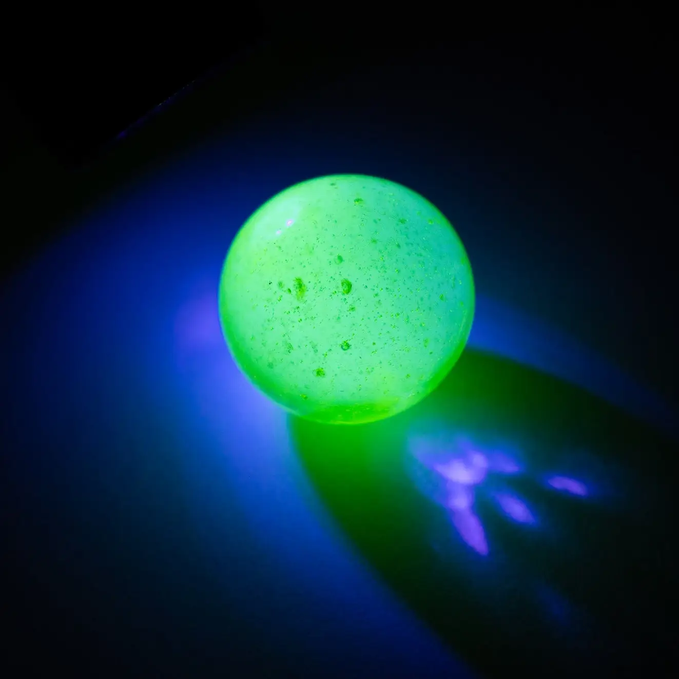 NEW Yellow Uranium Glass Ball