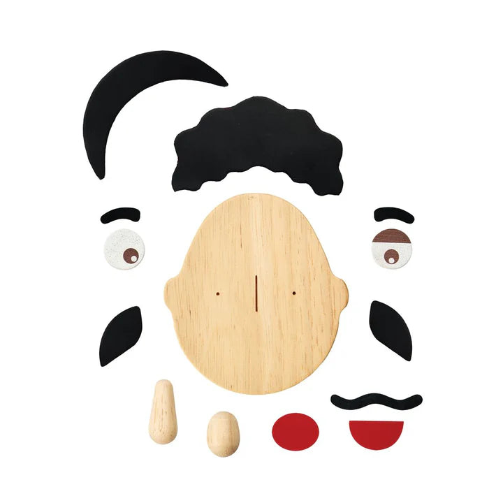 New Wooden Mini Build A Face Game