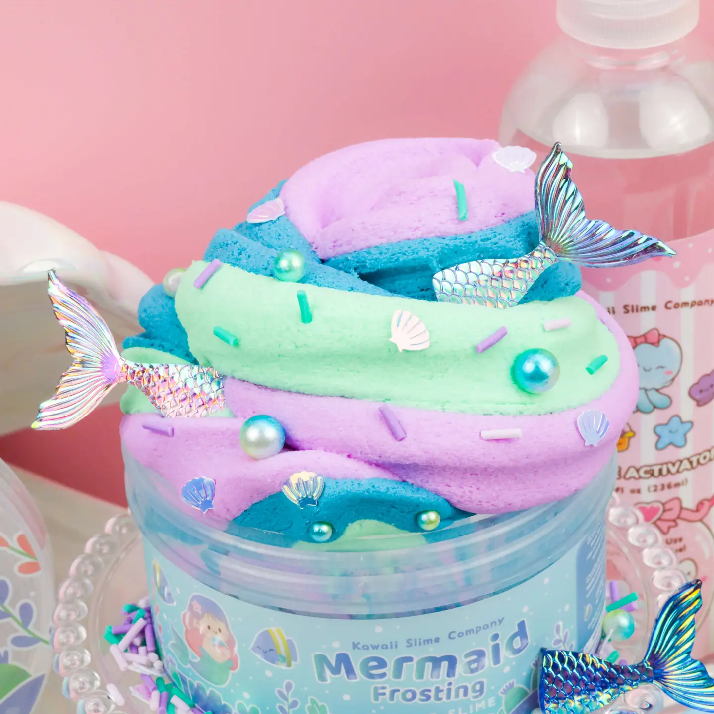 NEW Mermaid Frosting Butter Slime