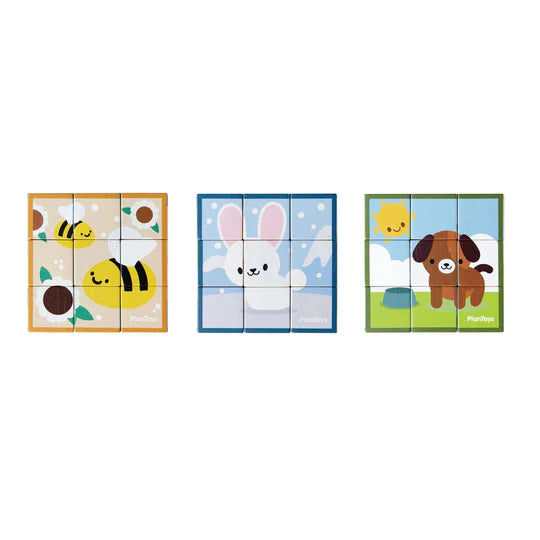 New Wooden Animal Cube Puzzle