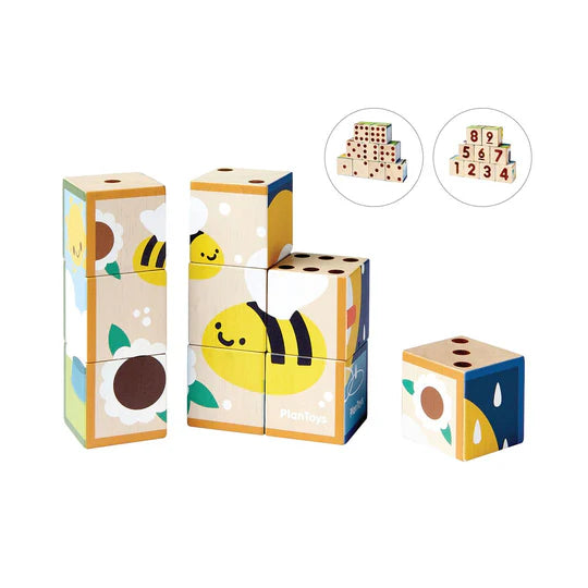 New Wooden Animal Cube Puzzle