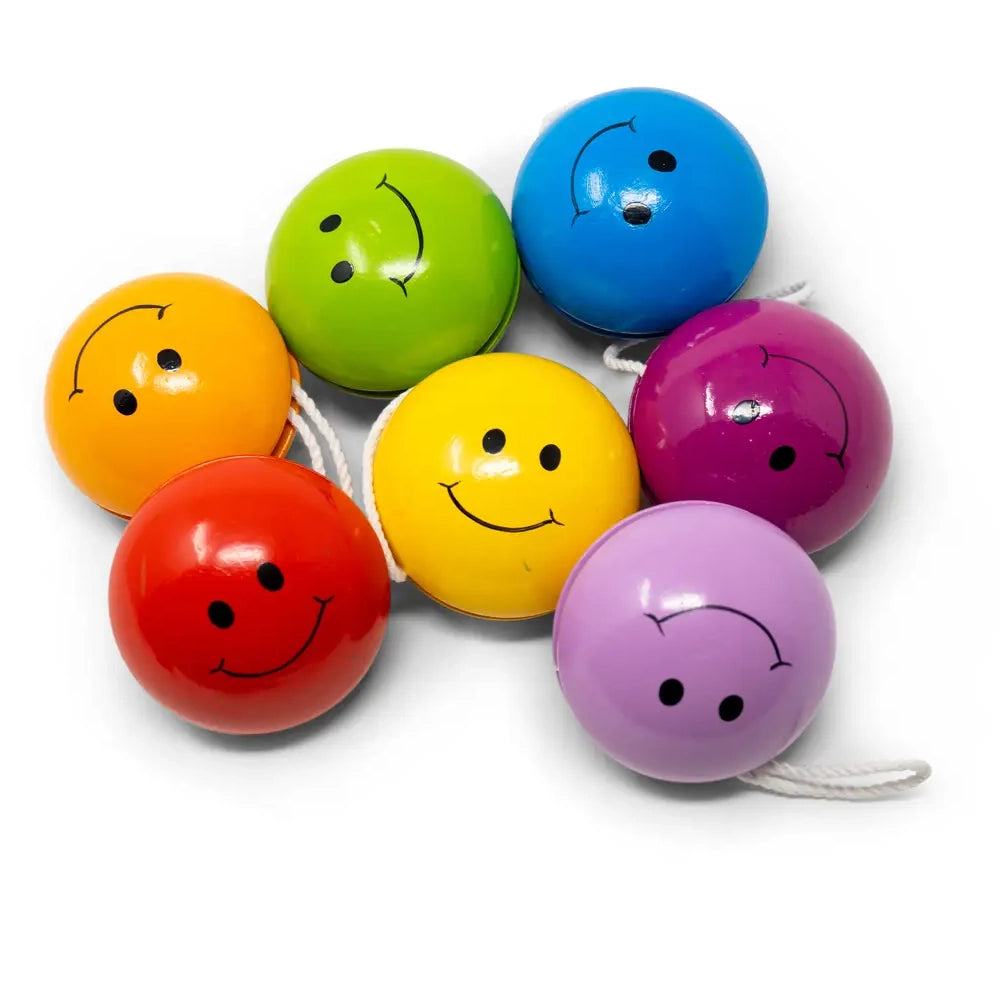 Wooden Happy Rainbow Yo-Yo