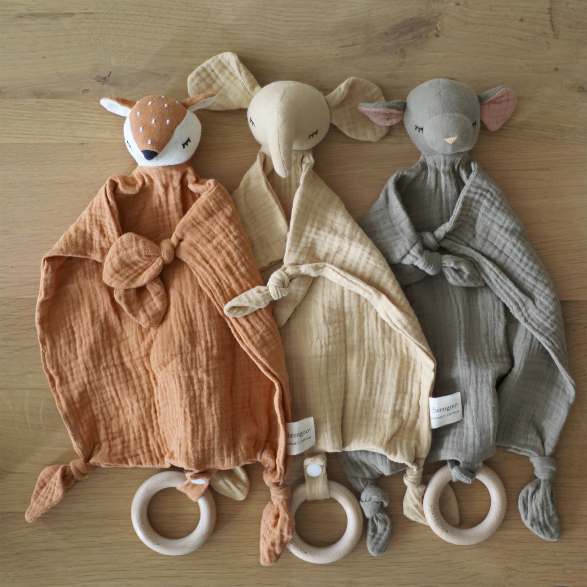 NEW Organic Snuggle Lovie Toy- Fawn