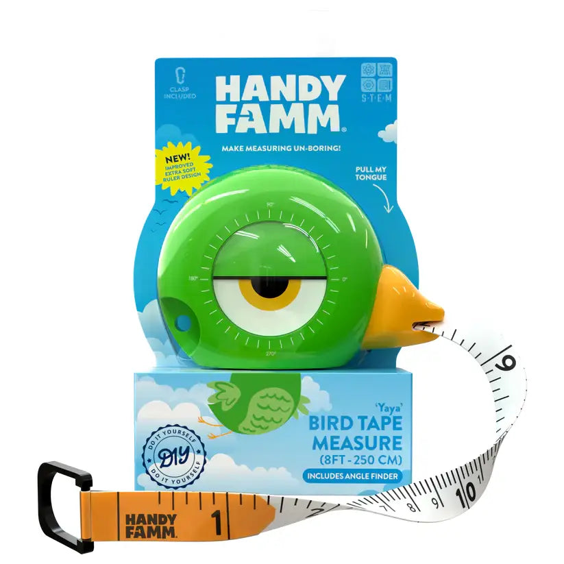 Stem Measuring Tape 4-in-1 Tool : Green Bird