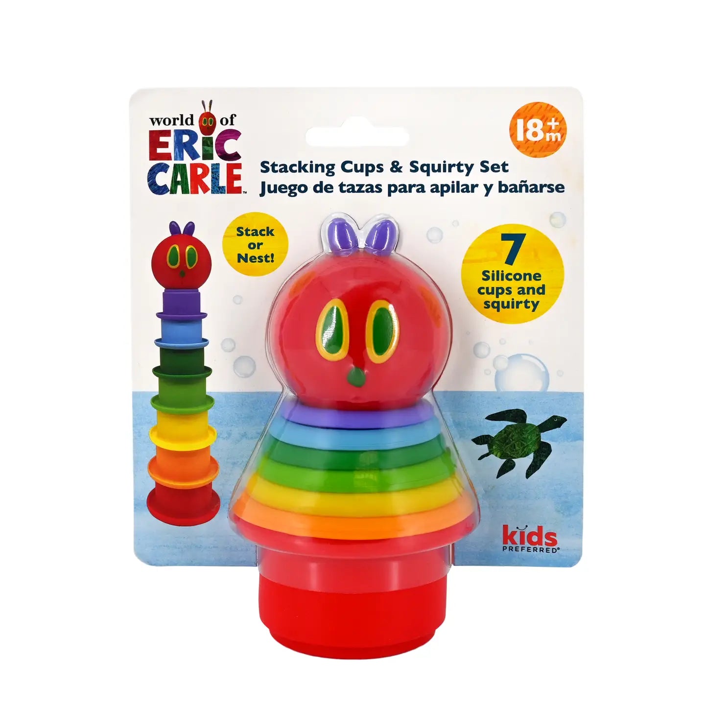 Eric Carle Very Hungry Caterpillar: Stacking Cups & Squirty Set