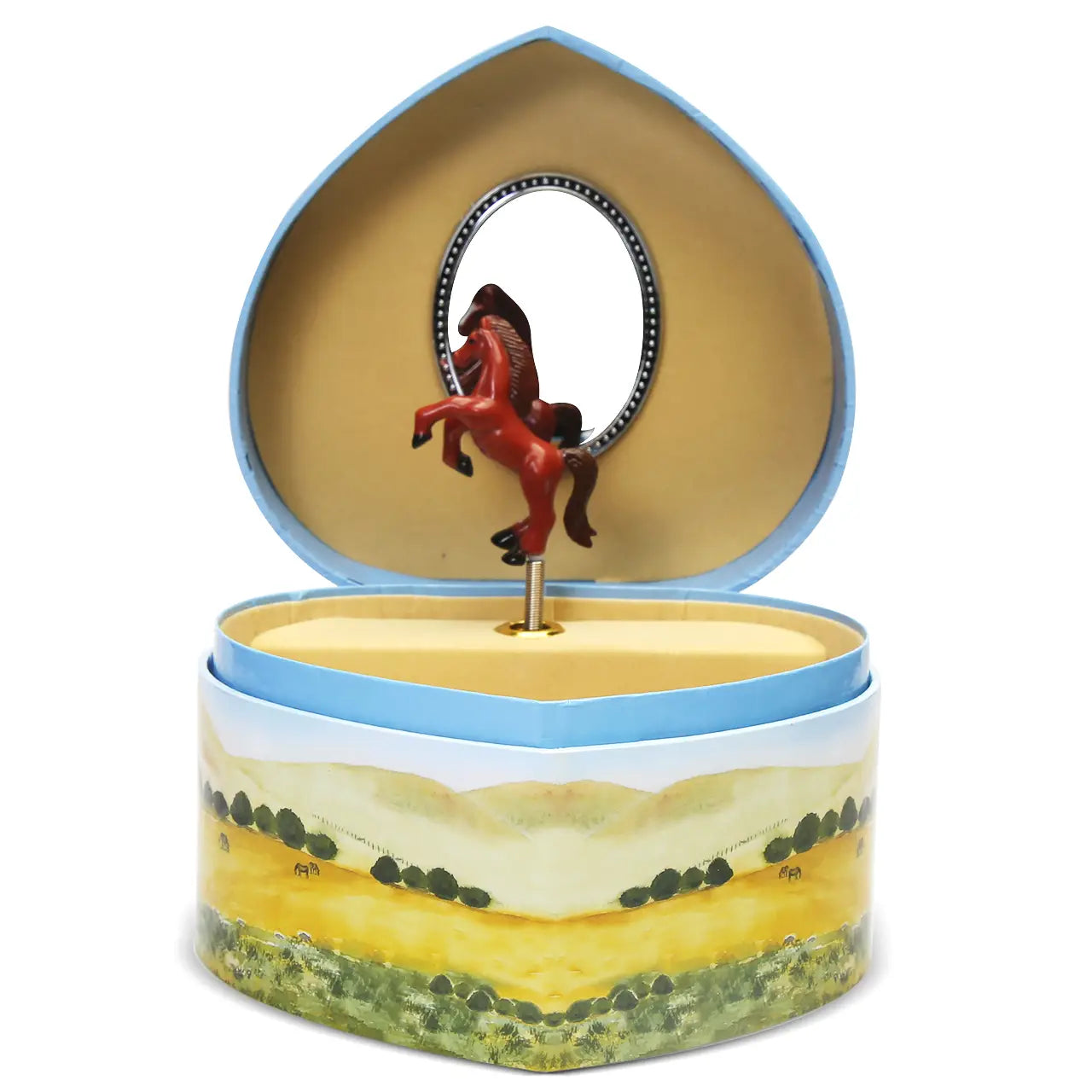 Love of Horses Fairy Music Box- Heart