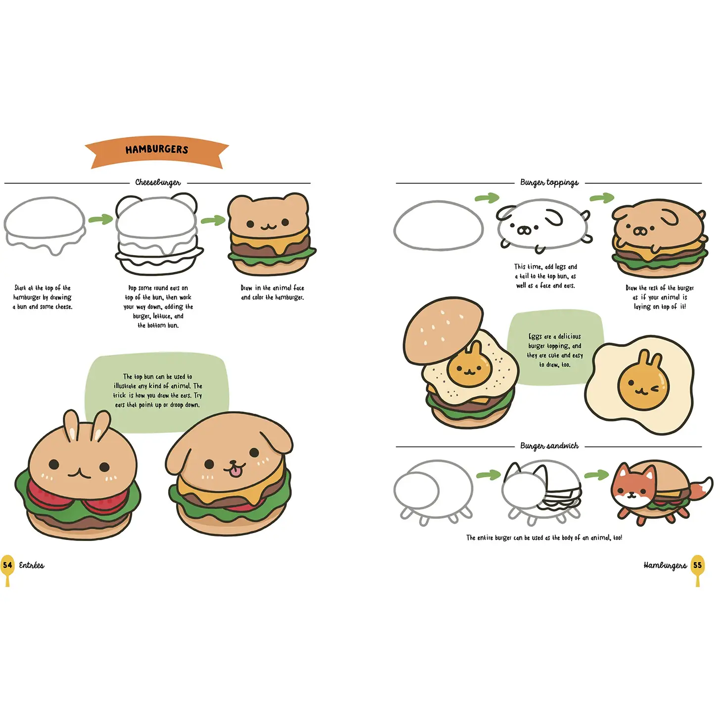 How To Draw Cute Food Book