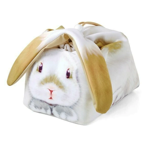 Insulated Floppy Bunny Lunch Bag- Drawstring