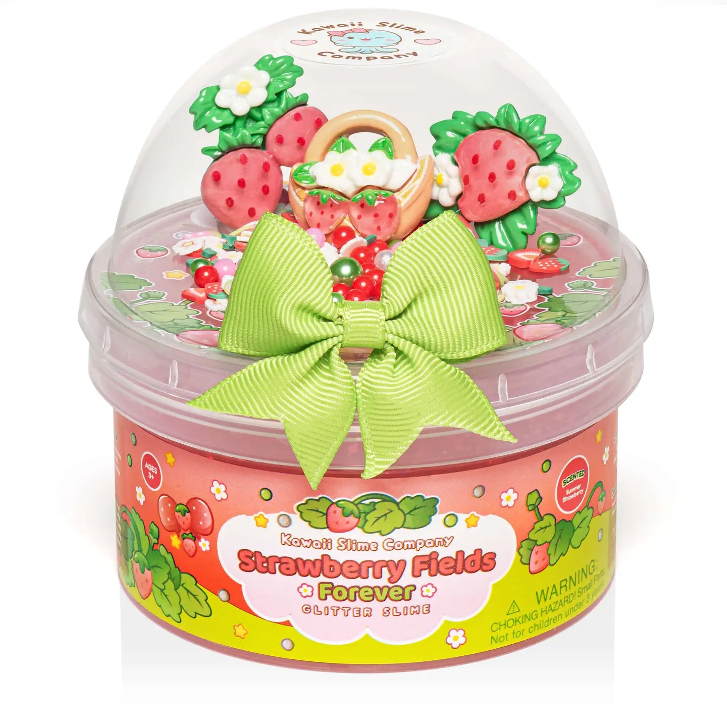 NEW Strawberry Fields Forever Glitter Slime