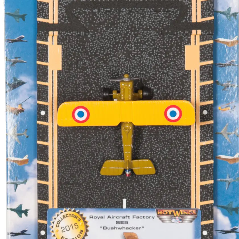 NEW Die Cast Metal Airplane Collectibles: British SE5 "Bushwacker"