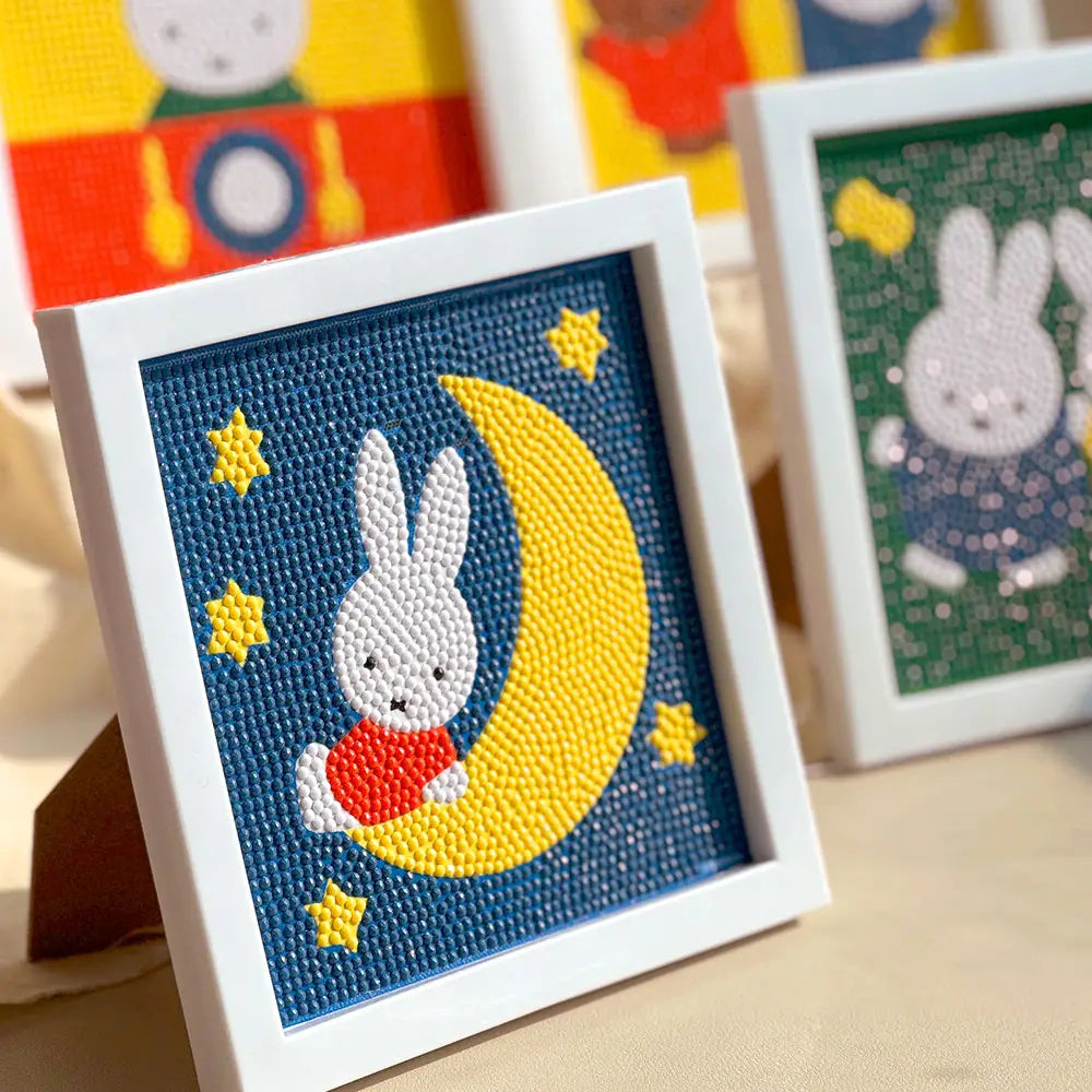 Miffy Diamond Painting Frame Diy Kit