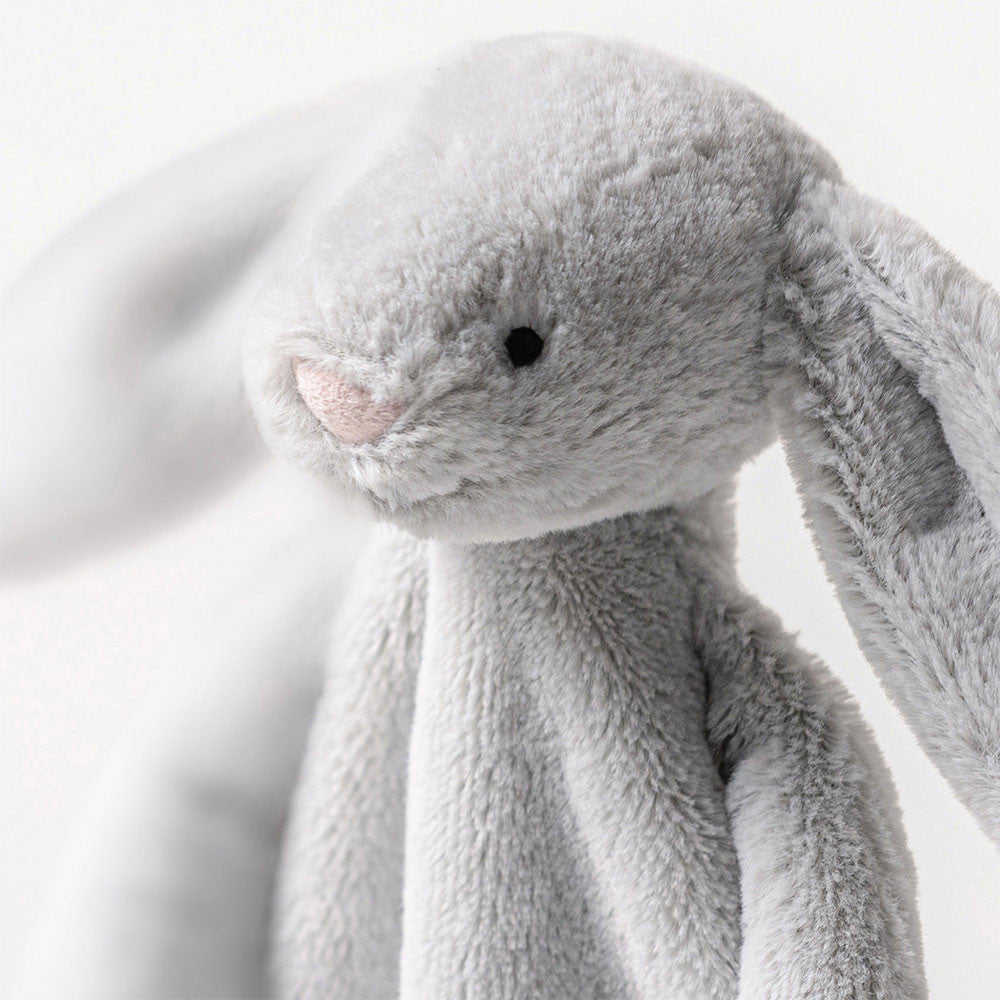 Bashful Bunny Comforter Toy - Grey