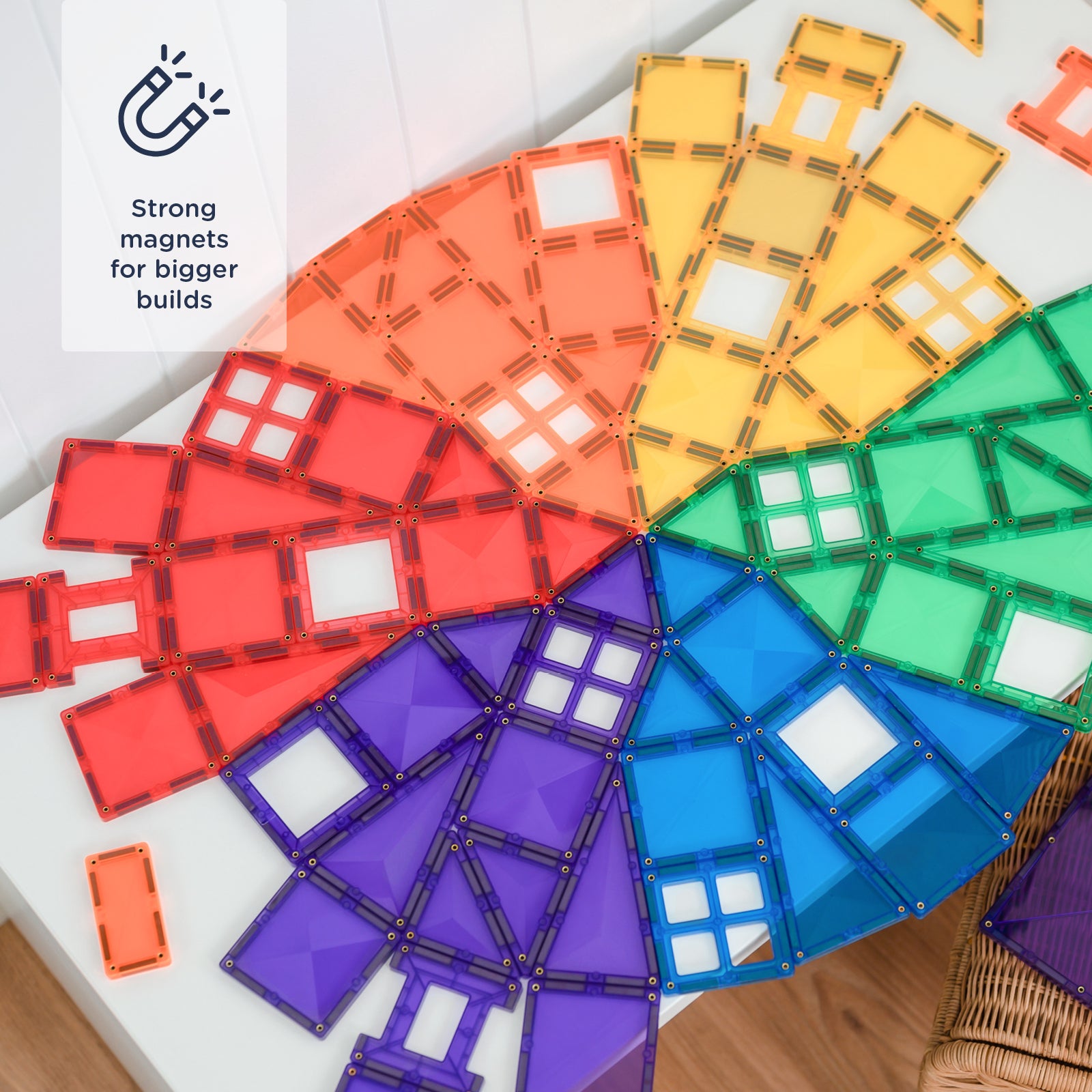 Connetix Rainbow Creative Pack: 102 Pcs.