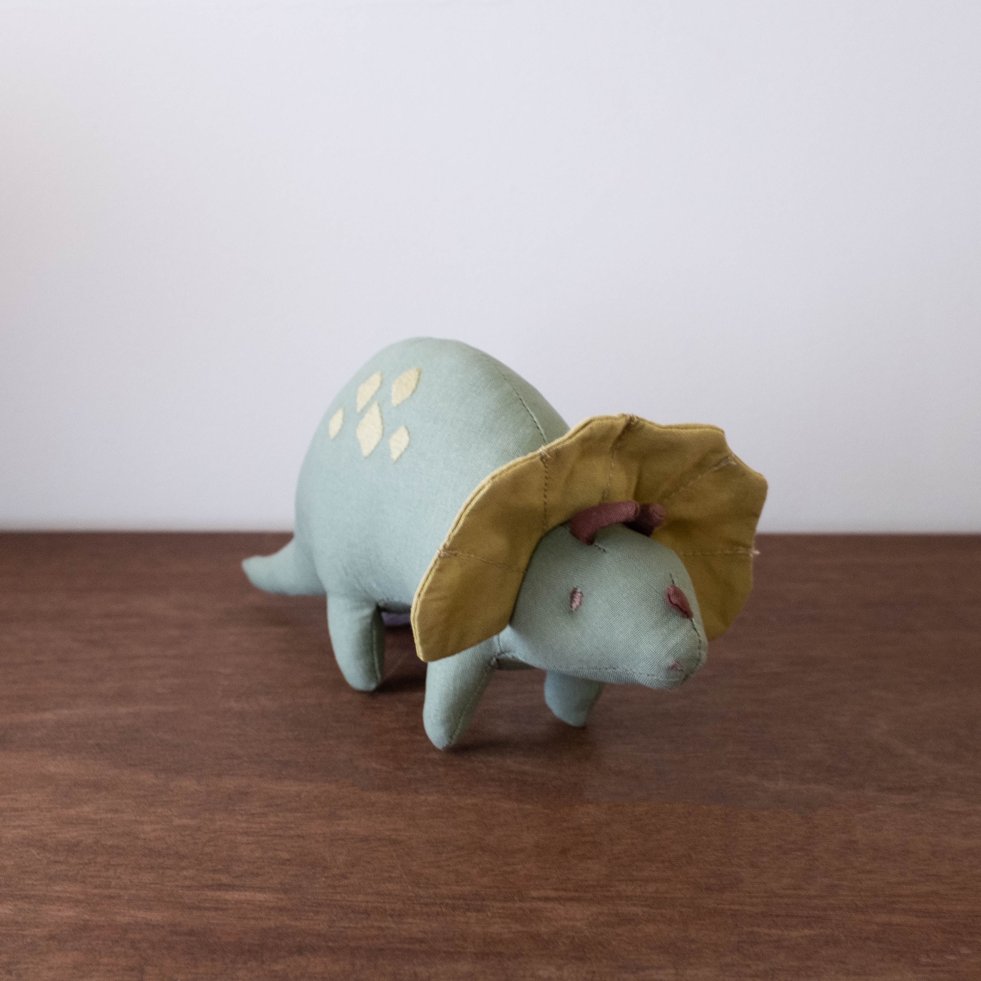 NEW Triceratops Linen Dinosaur Toy