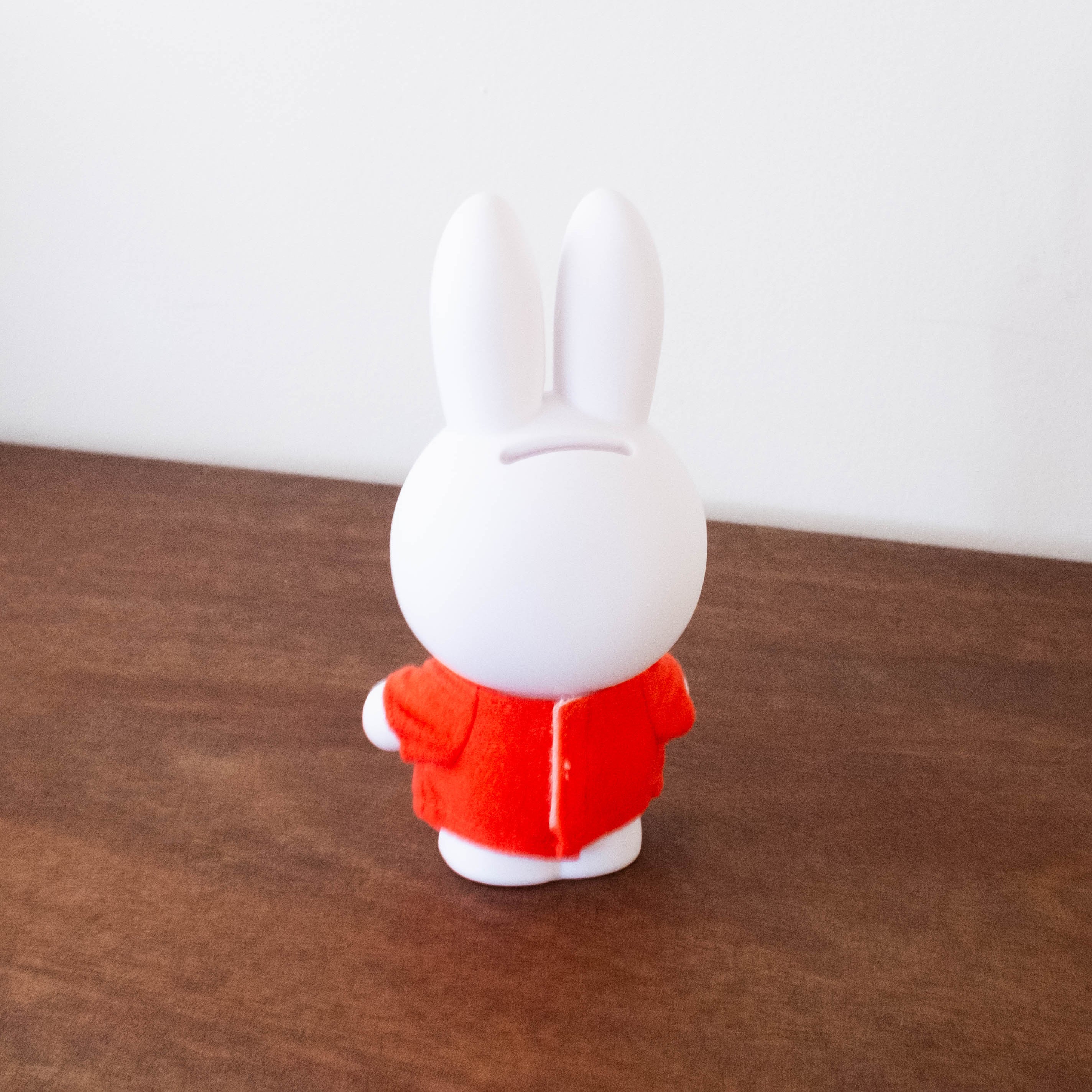 NEW LARGE Miffy Coin Bank Wearing Dress- Orange