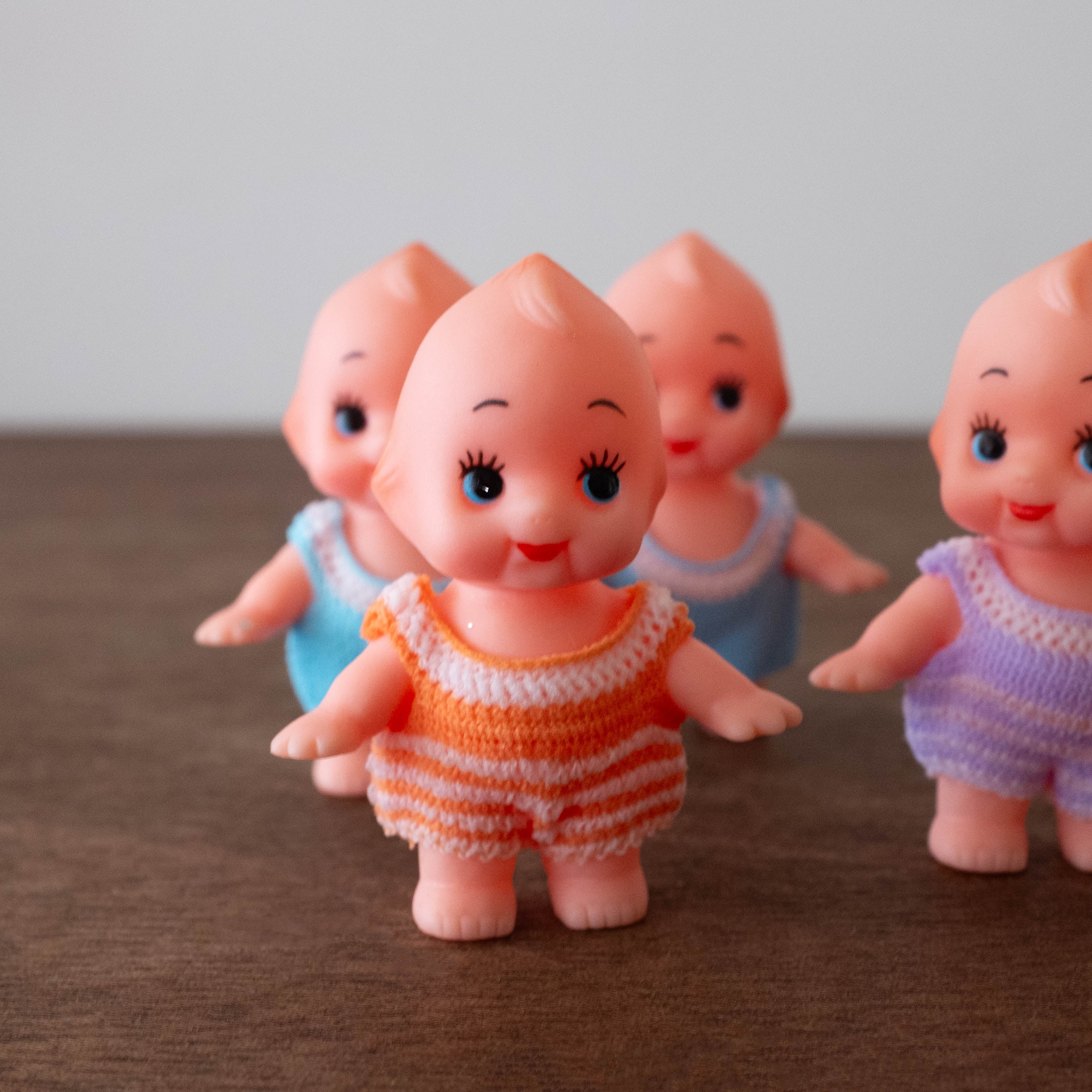 NEW Kewpie Japanese Doll- Mini Kewpie with Knit Outfit and Shoes