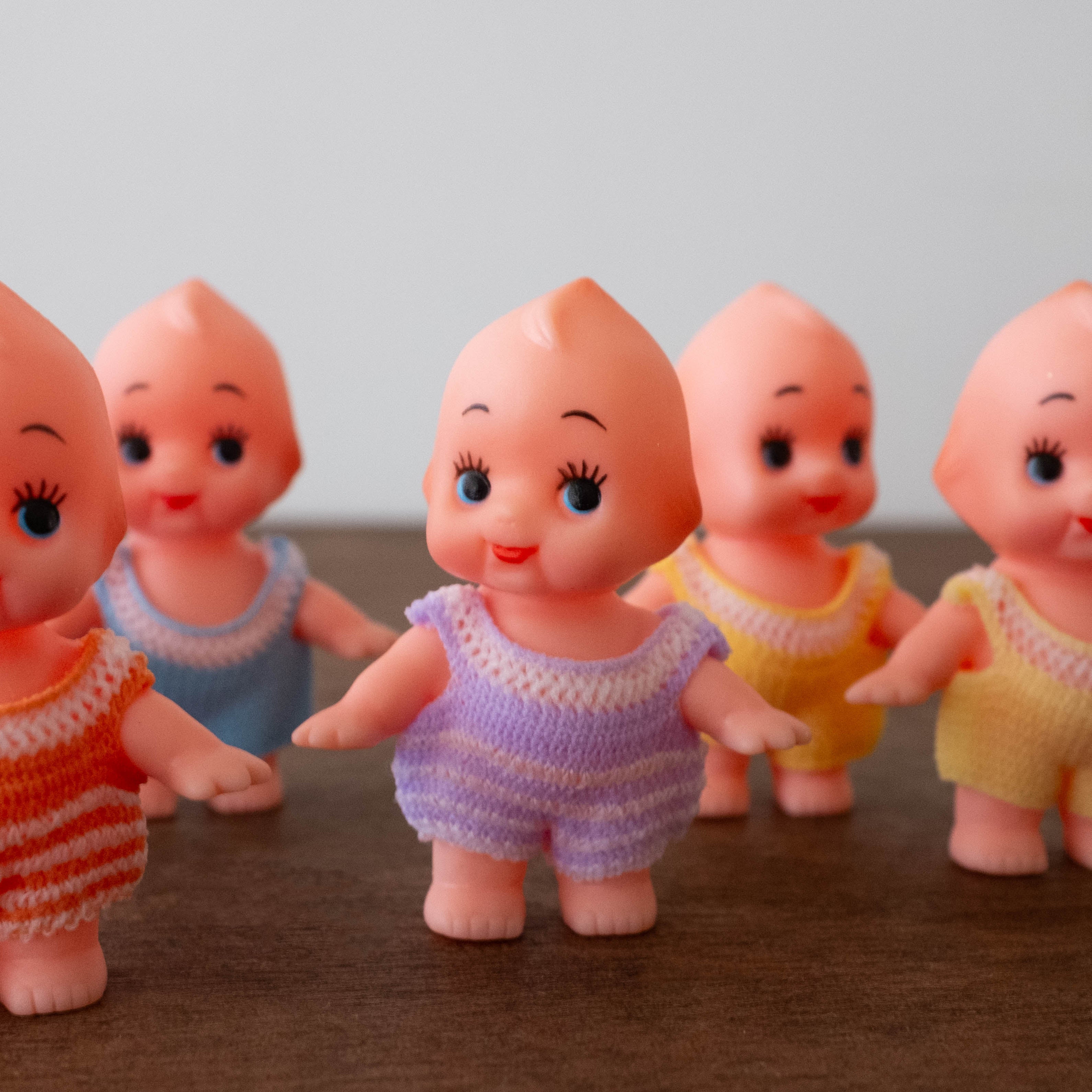NEW Kewpie Japanese Doll- Mini Kewpie with Knit Outfit and Shoes