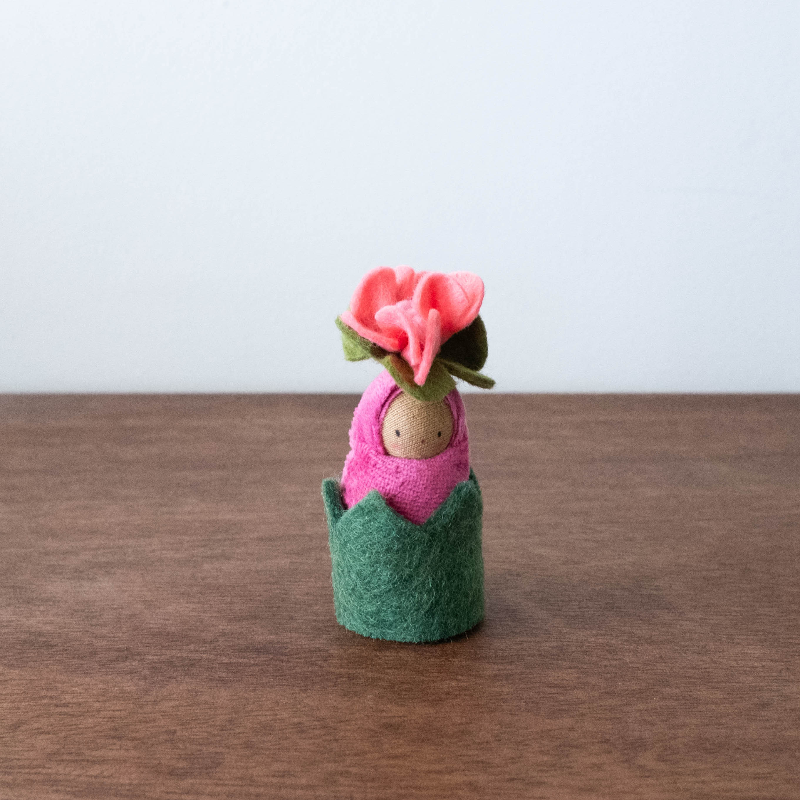 NEW Rosebud Baby Felt Doll