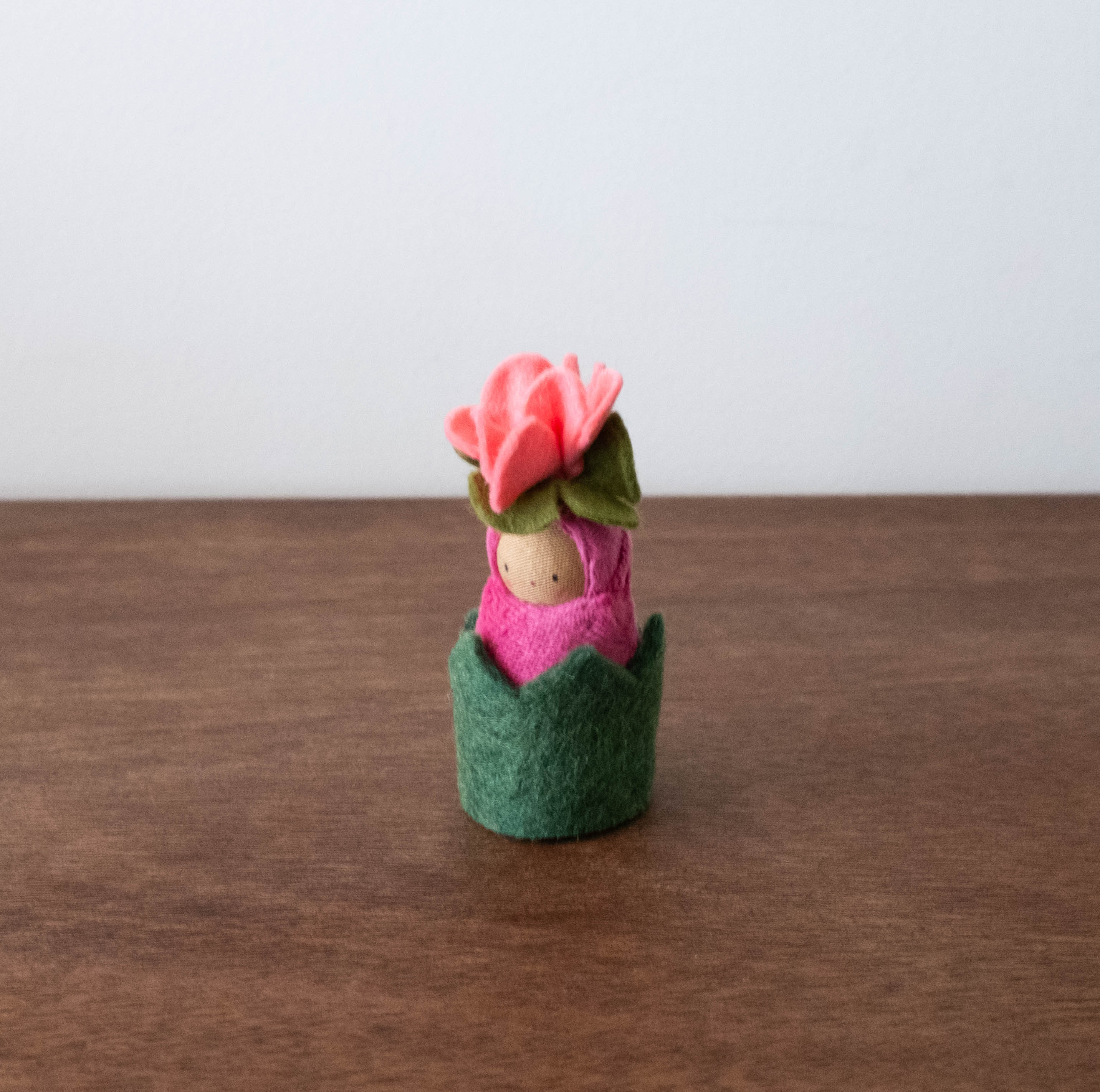NEW Rosebud Baby Felt Doll