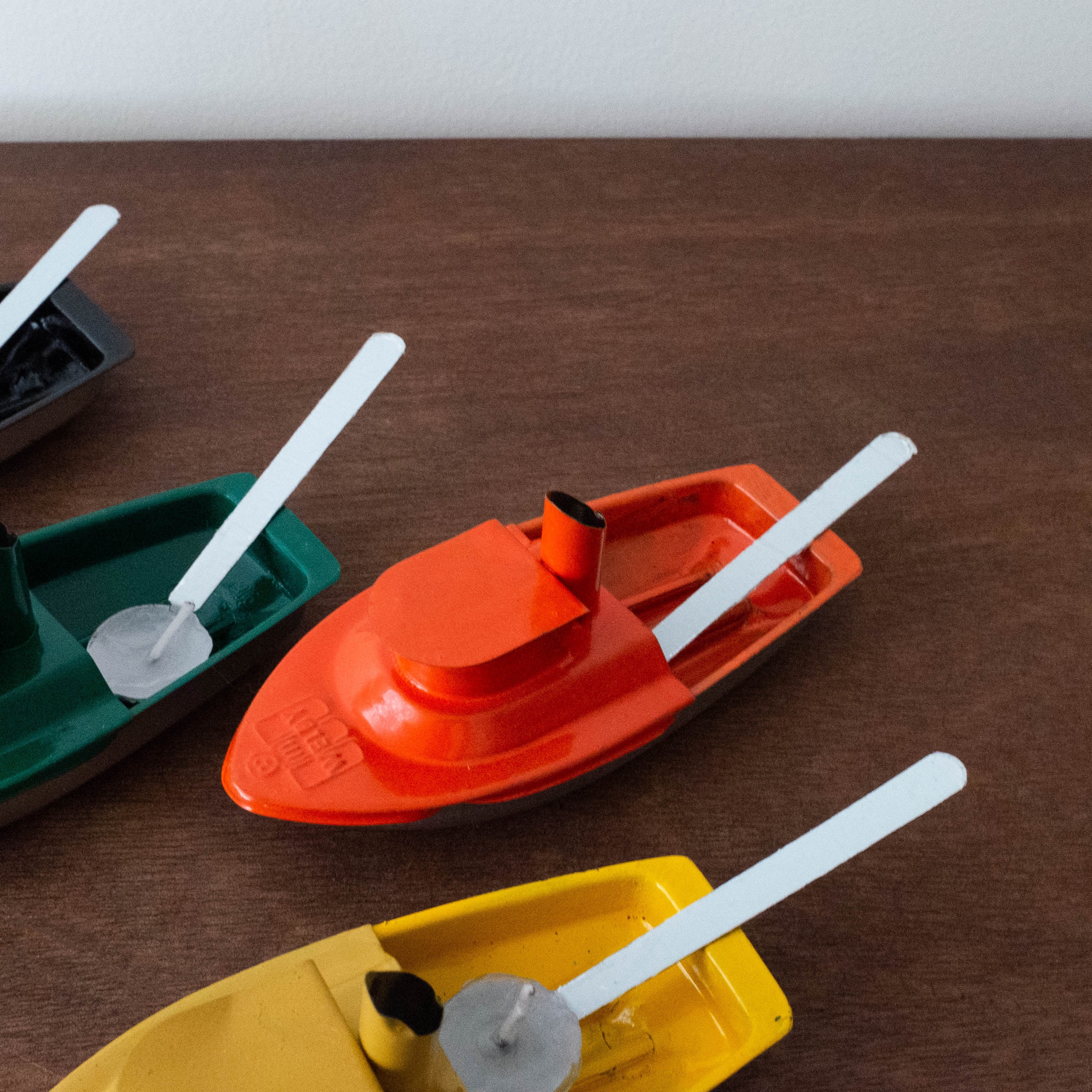 NEW Retro Tin Candle Boat - Assorted Colors