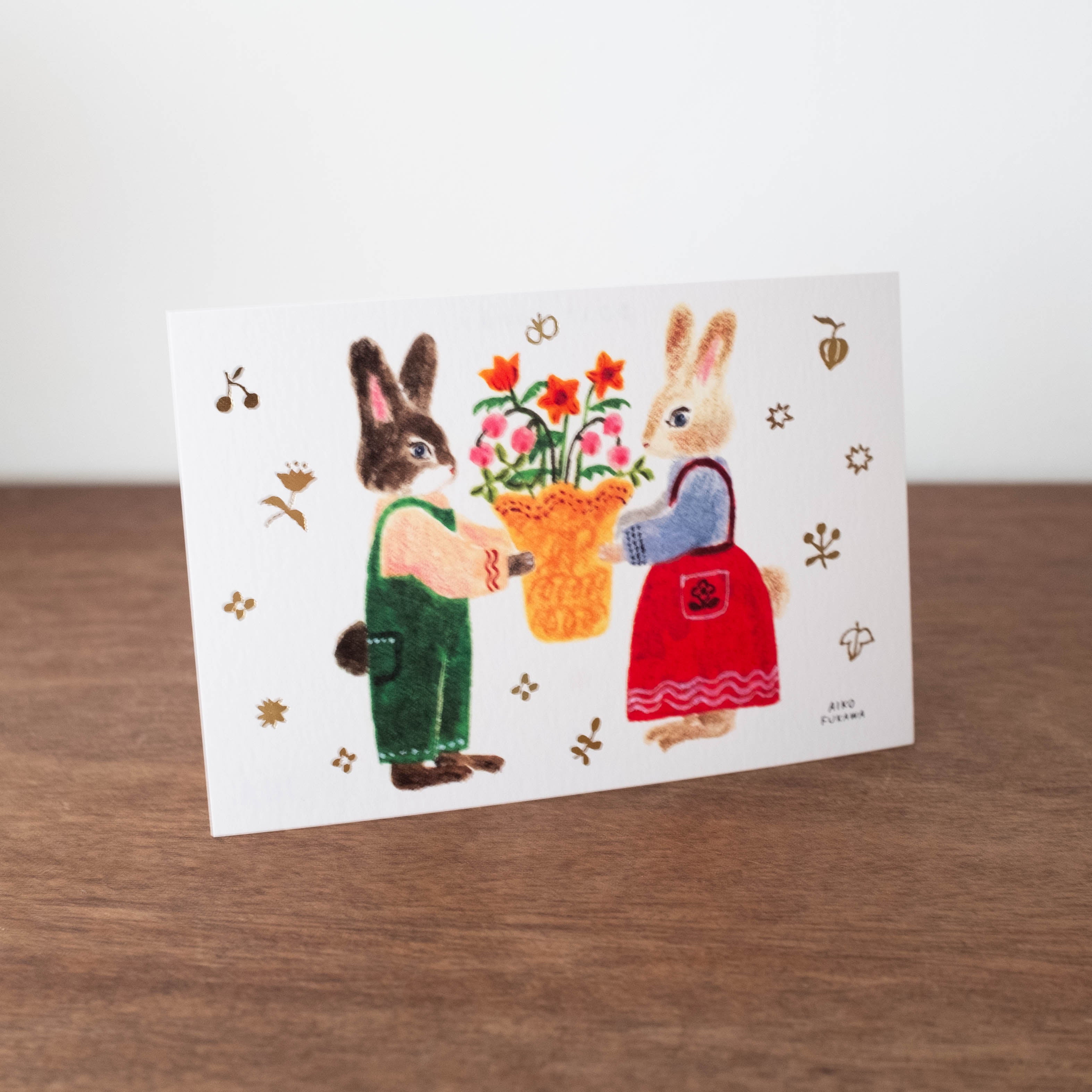 Aiko Fukawa Collection: Foil Metallic Post Card #3