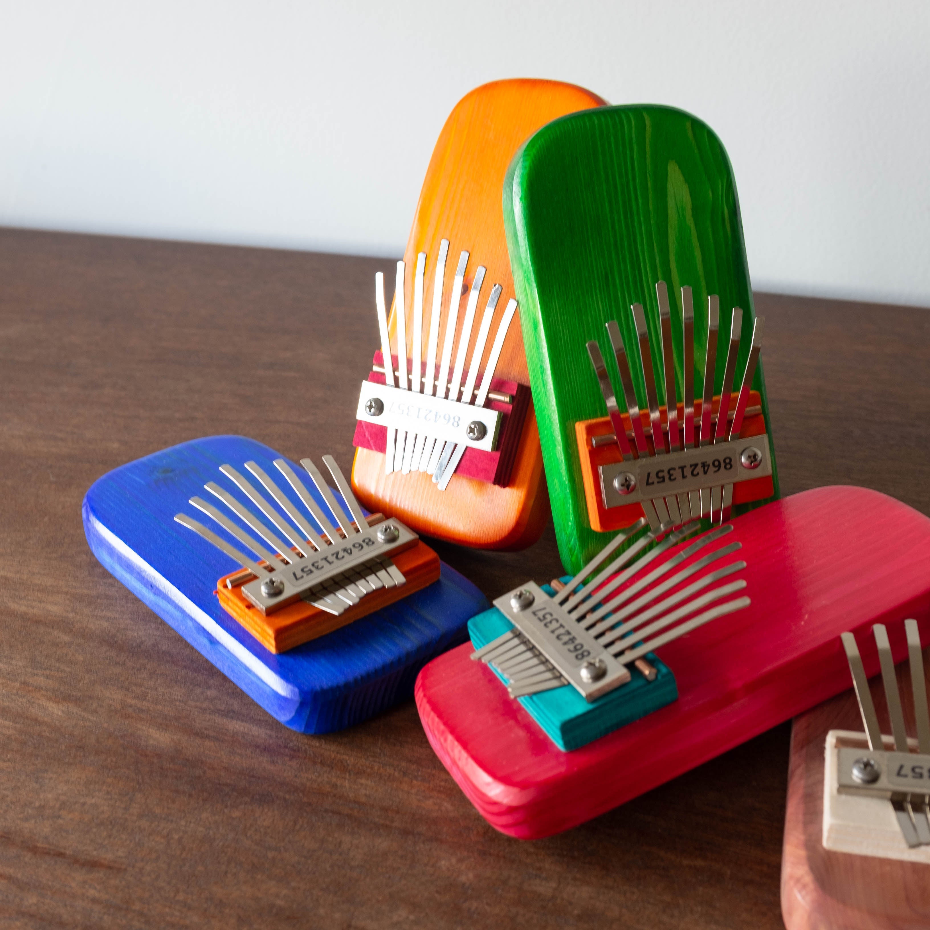 NEW Pine Thumb Piano Toy- Available in 5 Colors!