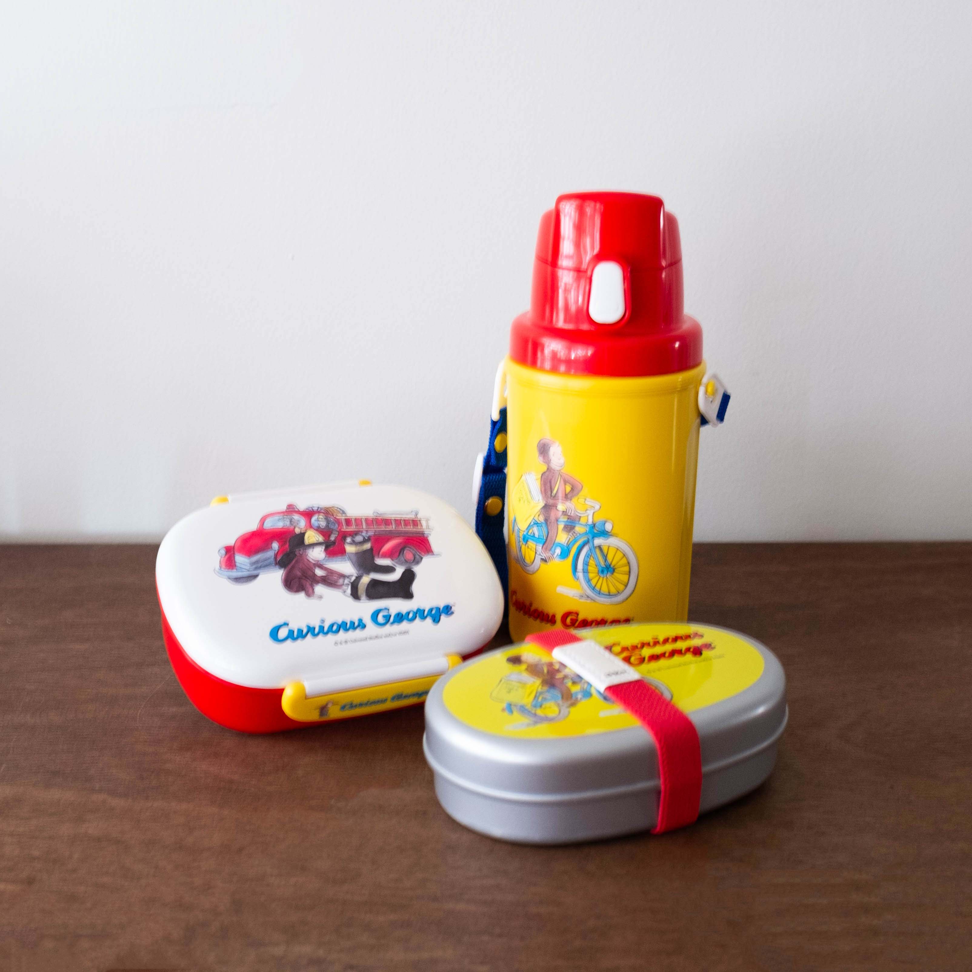 NEW Curious George Aluminum Metal Lunch Box