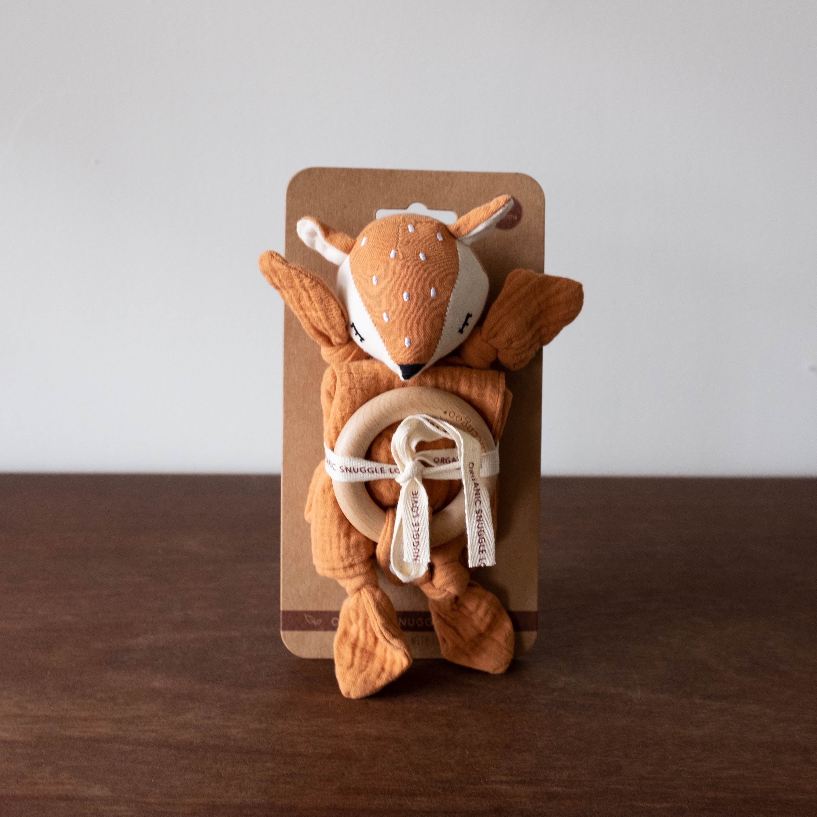 NEW Organic Snuggle Lovie Toy- Fawn