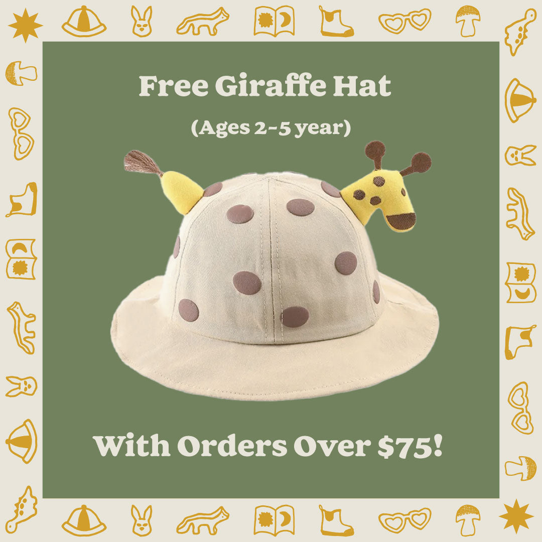 Free Toddler Giraffe Hat with Orders Over $37.5!