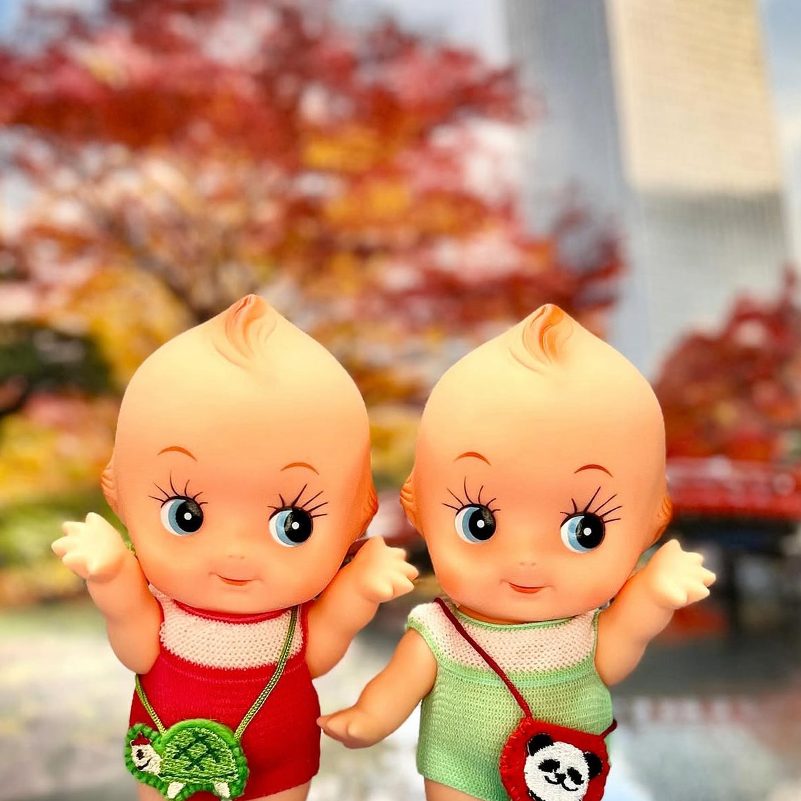 NEW Kewpie Japanese Doll Pouch Knit Bag Only!