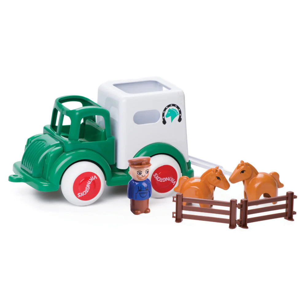 Retro Horse Transporter Truck Set