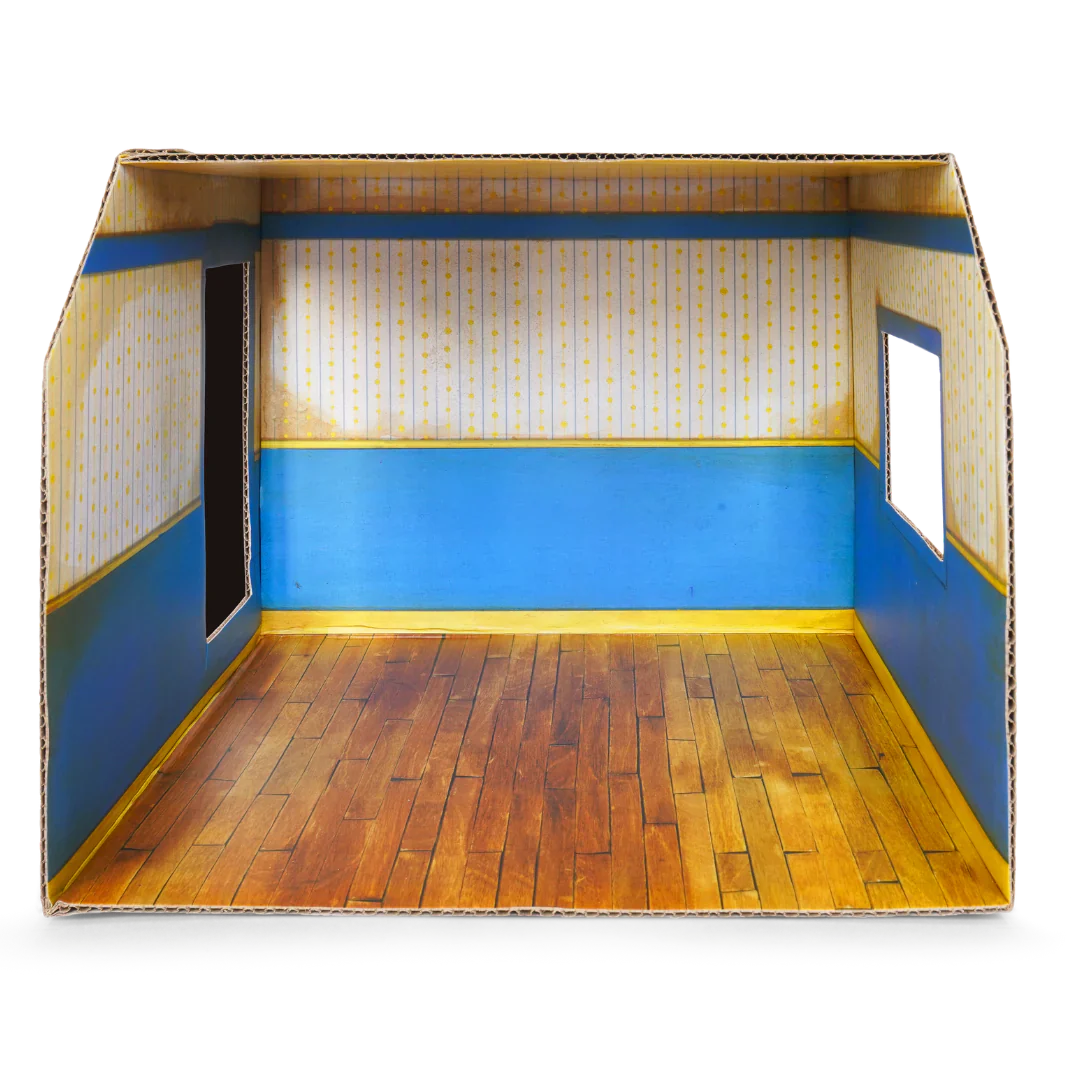 Mouse Mansion Playhouse DIY- Cardboard Kid's Bedroom