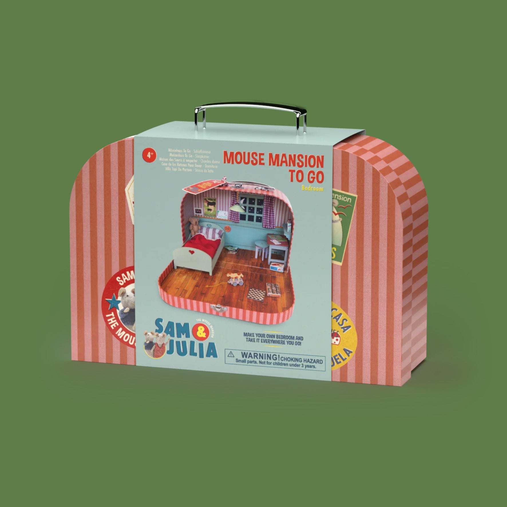 Mouse Mansion To Go Suitcase- Bedroom