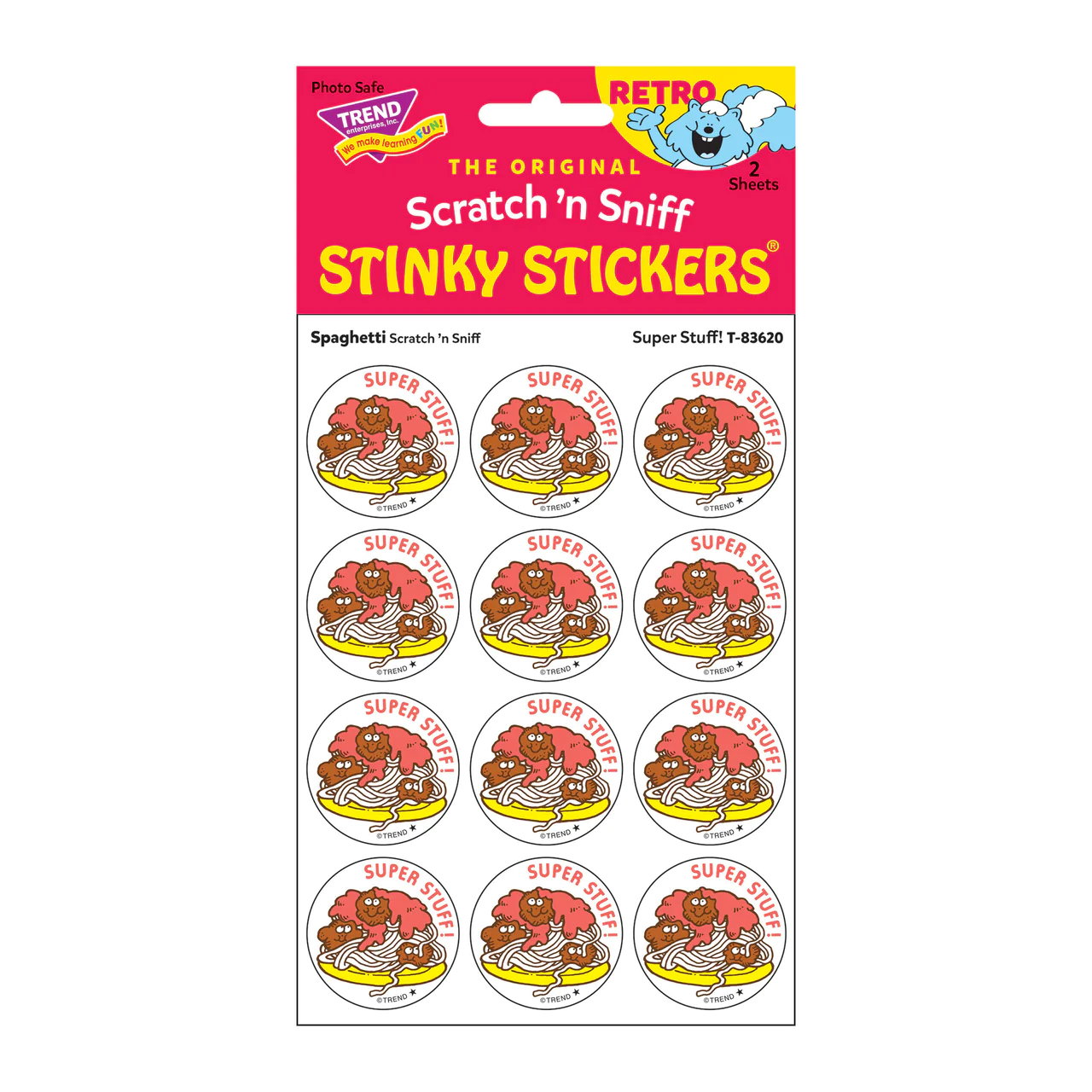 Retro Scratch and Sniff Stinky Stickers- Available in Different Scents