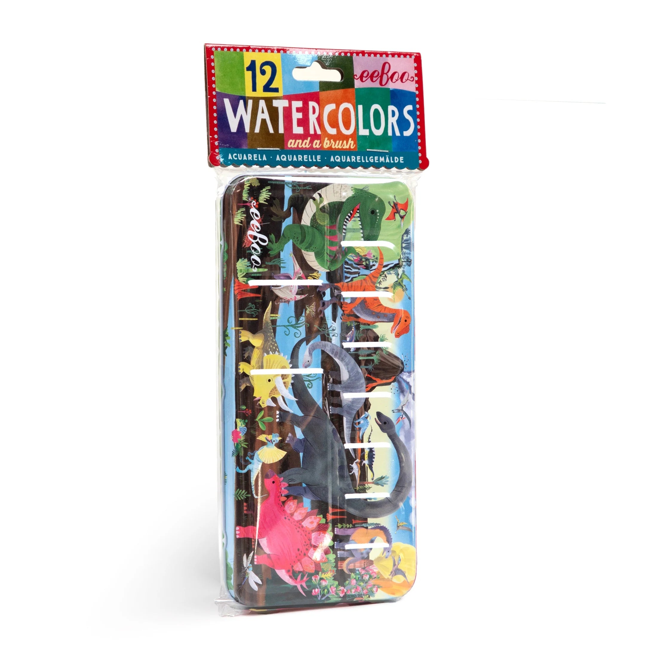 Dinosaurs Watercolor Tin Kit